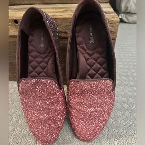 Birdies Pink Glitter Flats